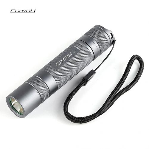 Convoy S2+ Black Cree XML2 U2-1A AMC7135*3 Linterna LED EDC 2-Grupos 3/5-Modos