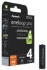 4 x Panasonic Eneloop R03/AAA 930mAh Ni-MH BK-4HCDE-2BE Pilas recargables