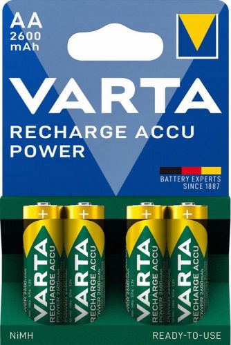 Varta AA Ready2Use Pilas recargables Ni-MH 2600mAh, 4 piezas