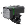 Boruit 2595 luz delantera bicicleta con 4 led, 2000 lumen, 200 metros 