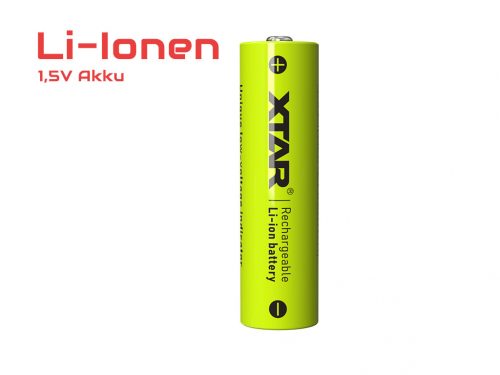  4 pilas Xtar AA de 1,5 V y 1750 mAh de capacidad