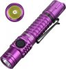 Wurkkos FC12 linterna táctica EDC súper brillante con 2000 lúmenes con LED SFT40, Morado