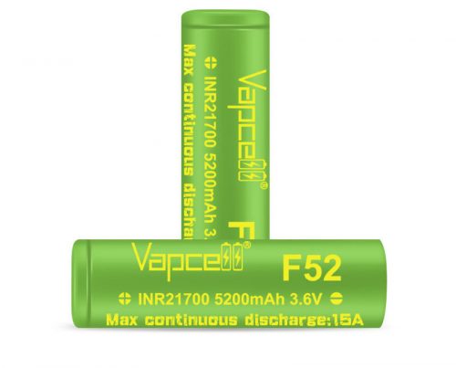  Vapcell F52 21700 5200mah 15A batería