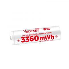 Vapcell W33 AA 2800mAh 1.2V Pilas recargables