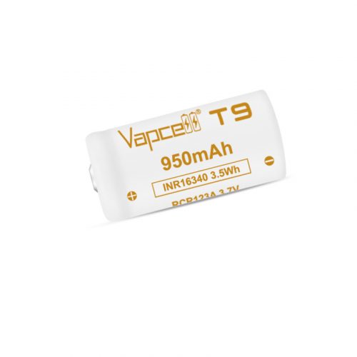 Vapcell T9 INR16340 950mAh 3A batería recargable de li-ion