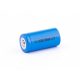 16340  850mAh, 3.6V - 3.7V Li-ion batería, parte superior de botón