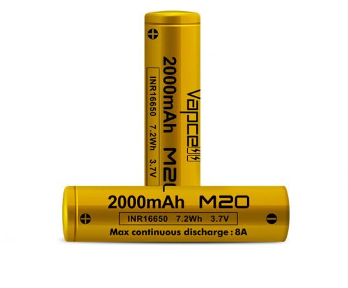 Vapcell 16650 M20 2000mah 8A  3,6V Li-Ion batería